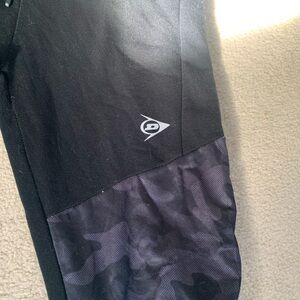 Black and Gray Camouflage Pants